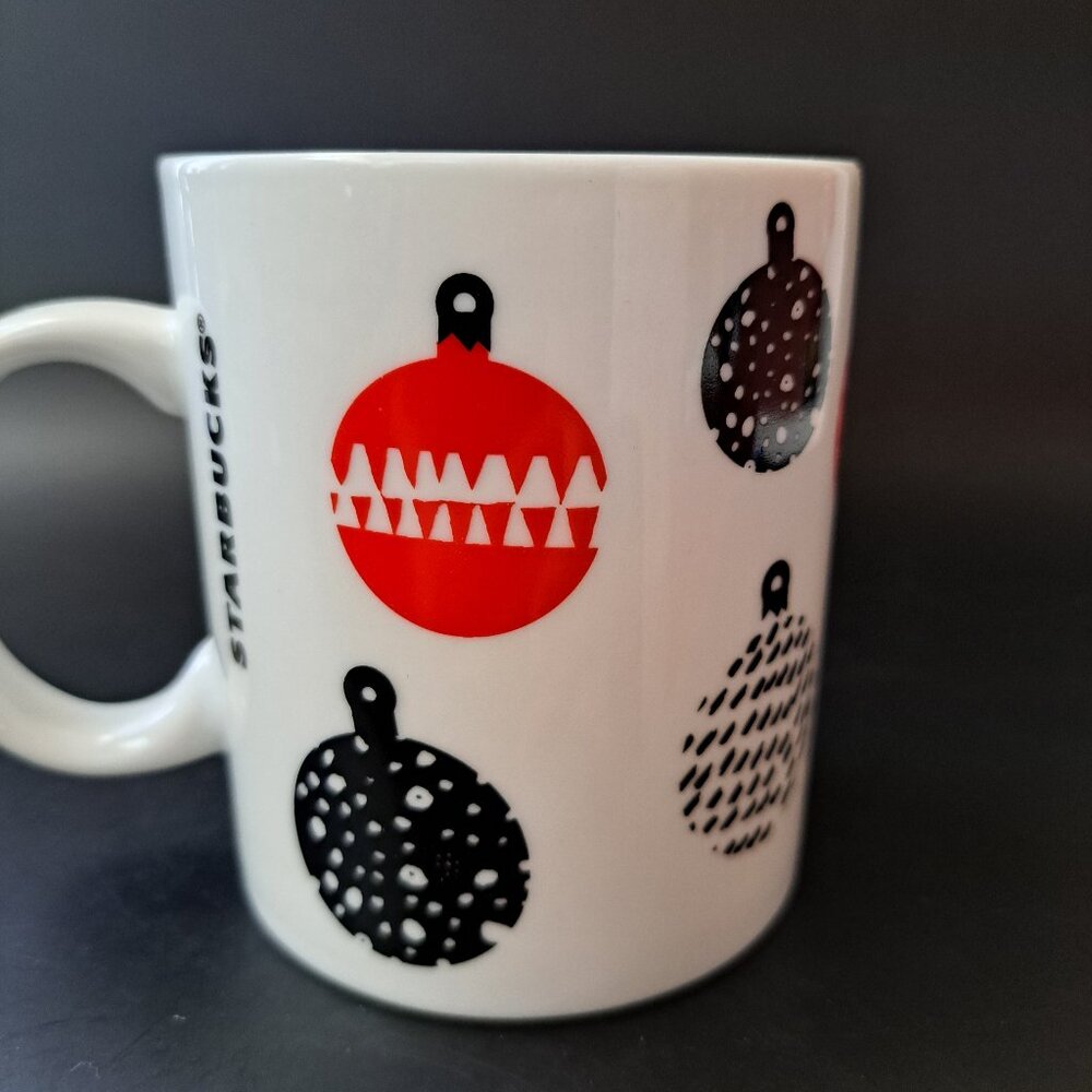 Starbucks Coffee Tea Mug Cup 12 fl oz Christmas Holiday Ornaments 2016 - Picture 9 of 10